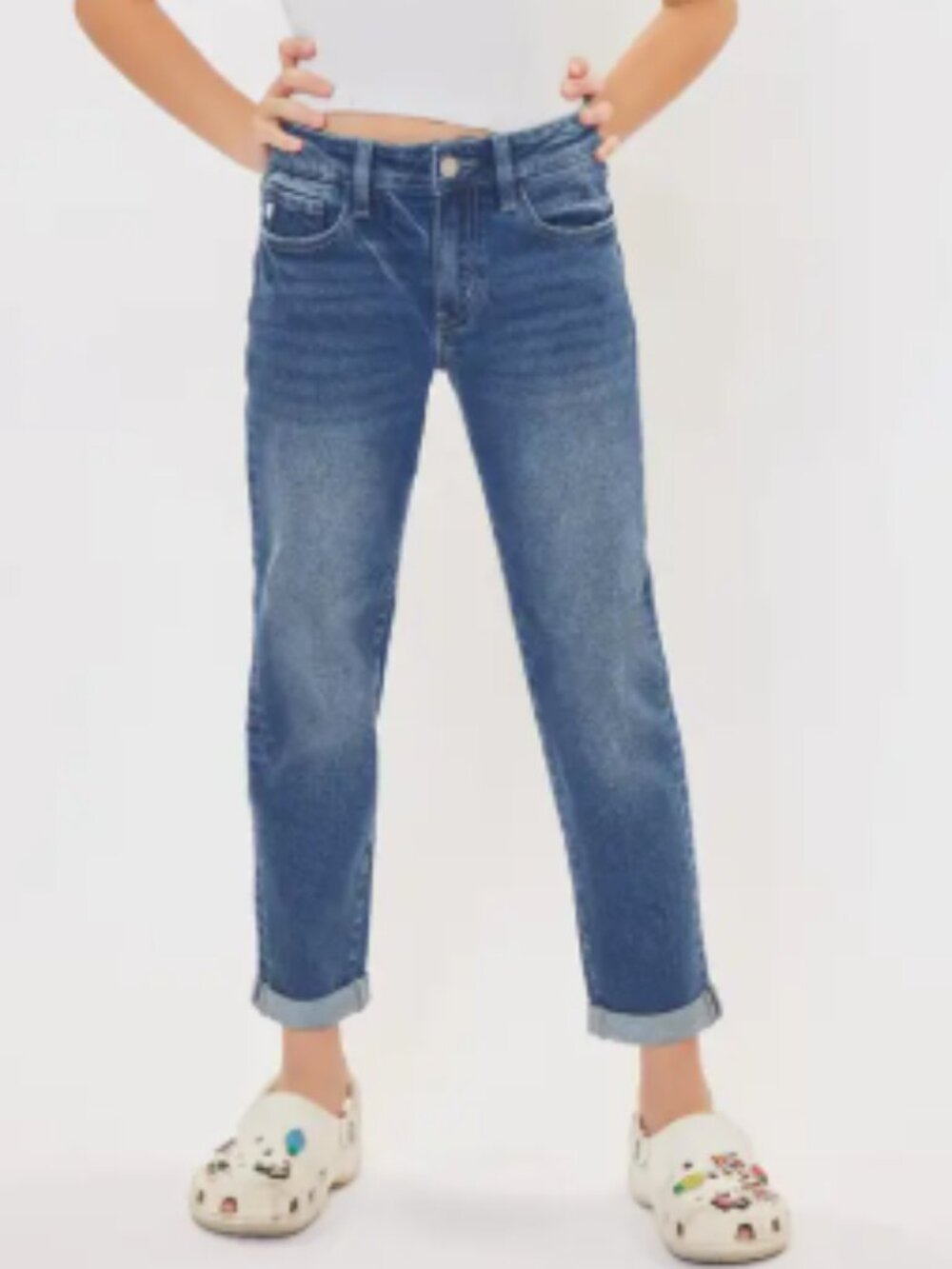 kanCan mini mom jeans